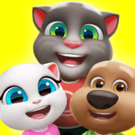 descargar mi talking tom amigos mod apk para android